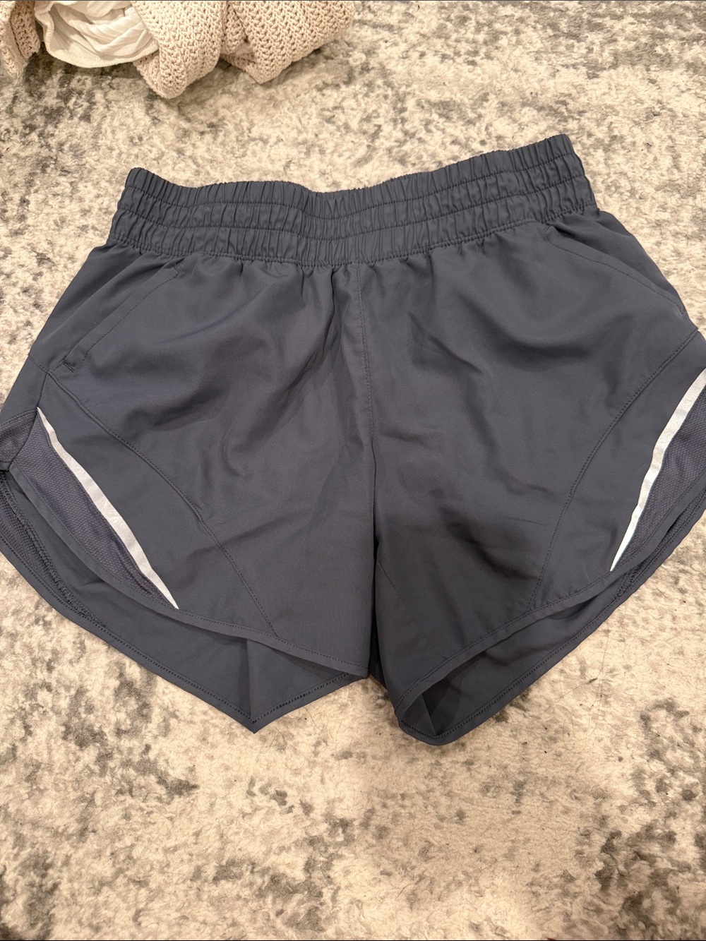 Women’s Athletic Shorts - Charcoal Gray